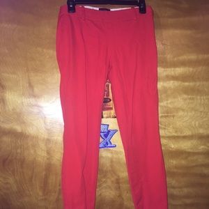 J crew orange ankle length dress pants